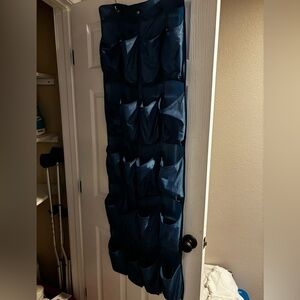 Over-the-Door 24-Pocket Shoe and Accessory Organizer - Navy